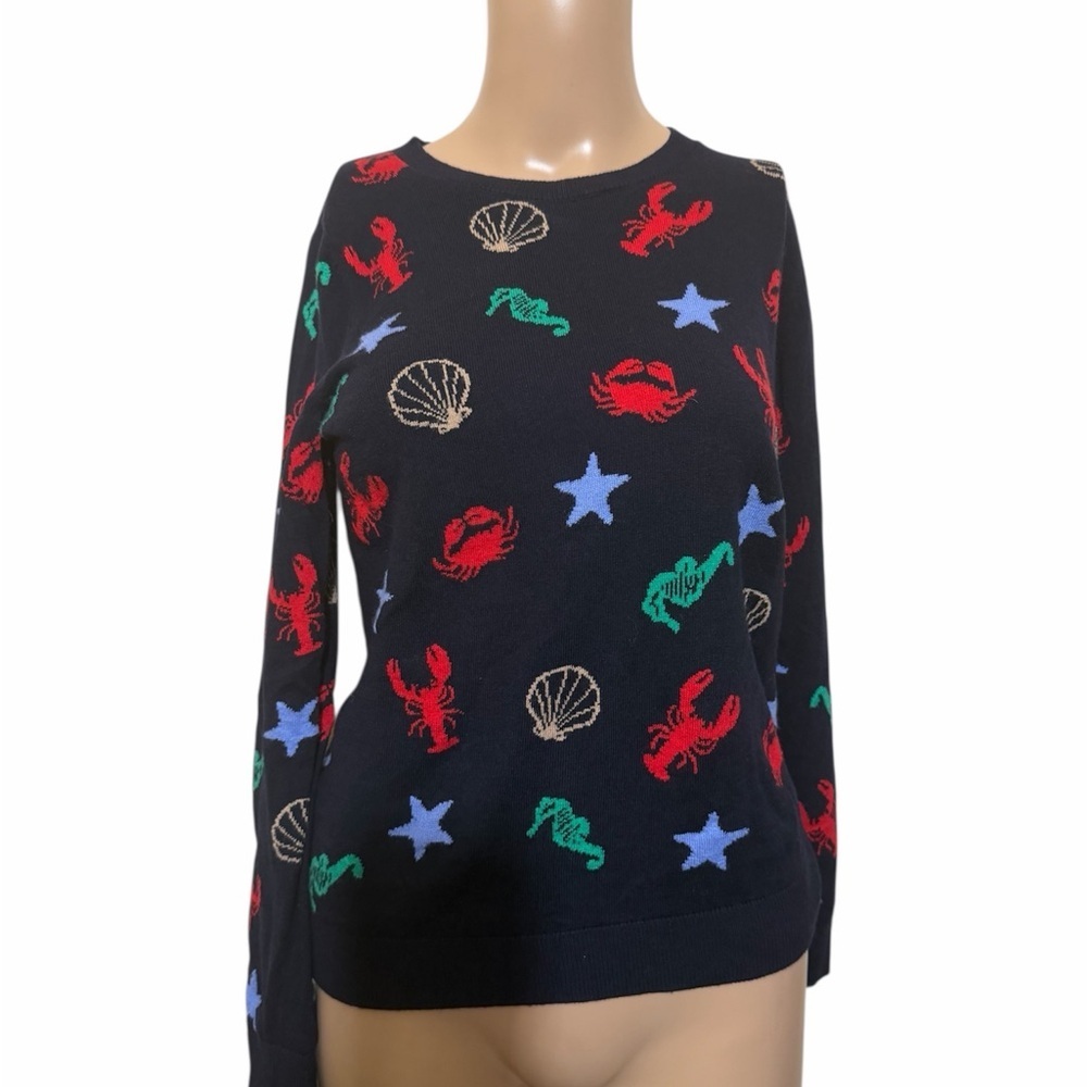 Talbots crab sweater